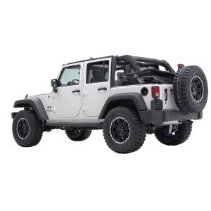 Smittybilt - Smittybilt Sure Step Side Bar Black Texture Power Coat 3 in. No Drill Installation - JN49-S4T - Image 4