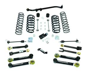 TJ 4" Lift Kit w/ 8 FlexArms & Trackbar