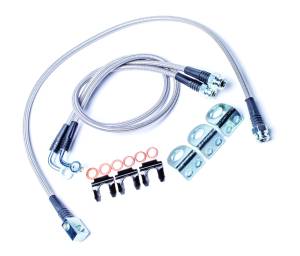 TJ Front & Rear Brake Line Kit - 26"