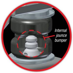 Air Lift LoadLifter 5000 ULTIMATE with internal jounce bumper to absorb shock for best ride comfort - 88131