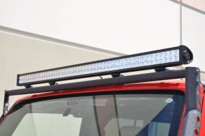 DV8 Offroad 50 in. Dual Row LED Light Bar; Chrome Face B50CE300W3W