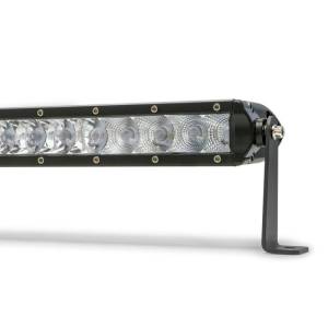 DV8 Offroad 10 in. Single Row LED Light Bar; Chrome Face BS10E50W5W