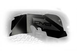 DV8 Offroad Inner Fender; Front; Black Finish INFEND-01FB