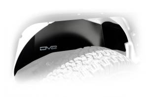 DV8 Offroad Inner Fender; Rear; Black Finish INFEND-01RB