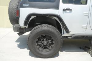 DV8 Offroad - DV8 Offroad Inner Fender; Rear; Black Finish INFEND-01RB - Image 4