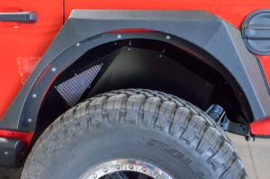 DV8 Offroad - DV8 Offroad Inner Fender; Rear; Black Finish INFEND-03RB - Image 2