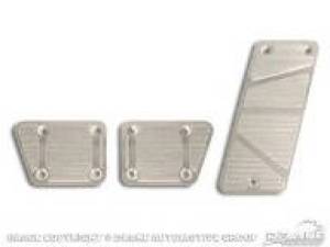 DV8 Offroad Pedal Covers; 3-Pieces; Manual; Billet D-JP-180026-BL