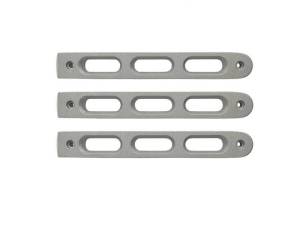 DV8 Offroad - DV8 Offroad Silver Slot Door Handle Insert; 3-Pieces D-JP-190026-AL-3 - Image 1