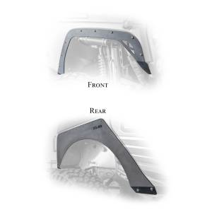 DV8 Offroad - DV8 Offroad Fender Flares; Delete; Front & Rear FENDB-08 - Image 3