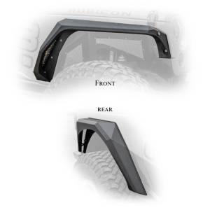 DV8 Offroad - DV8 Offroad Fender Flares; Armor; Front & Rear FENDB-09 - Image 3
