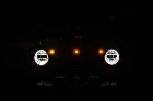 DV8 Offroad GRJL-02 18-22 JEEP WRANGLER JL FRONT GRILL AMBER ACCENT LIGHTS GRJL-02