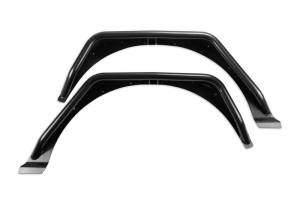 Fabtech JEEP JT TUBE FENDERS RR STL PWDRCOAT BLK TEXTURE FTS24248