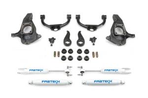 Fabtech 3.5" ULTIMATE SYS W/PERF SHKS 2011-19 GM C/K2500HD/3500HD K1055