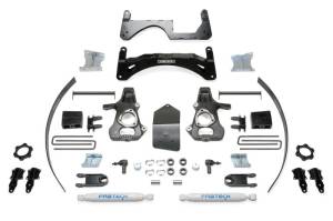 Fabtech 6" BASIC SYS W/ PERF SHKS 14-18 GM C/K1500 P/U W/ OE FORG STL UCA K1067