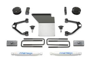 Fabtech - Fabtech 3" BUDGET SYS W/ PERF SHKS 14-18 GM C/K1500 P/U W/ OE ALM OR STMP STL UCA K1070 - Image 1