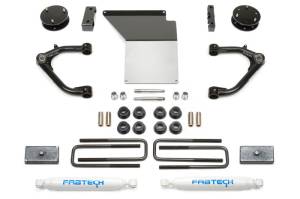 Fabtech 3" UNIBALL UCA SYS W/PERF SH 14-18 GM C/K1500 P/U W/ OE ALM OR STMP STL UCA K1071