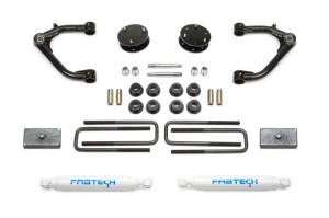 Fabtech - Fabtech 3" UNIBALL UCA SYS W/ PERF SHKS 2019-22 GM C/K1500 P/U K1129 - Image 1