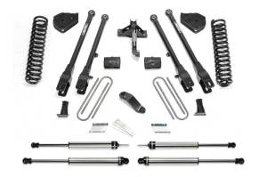 Fabtech - Fabtech 6" 4LINK SYS W/COILS & DL SHKS 2018 FORD F450/F550 4WD DIESEL K2306DL - Image 1