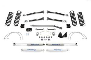 Fabtech - Fabtech 3" TRAIL II W/ PERF SHOCKS 2007-18 JEEP JK 2-DOOR K4051 - Image 1