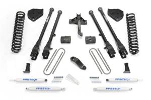 Fabtech - Fabtech 6" 4LINK SYS W/COILS & PERF SHKS 19-20 FORD F450/F550 4WD DIESEL K2337 - Image 1