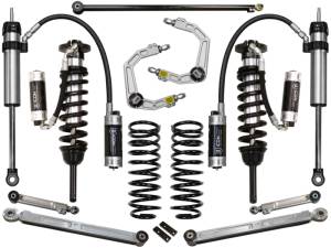 ICON Vehicle Dynamics 03-09 4RUNNER/FJ 0-3.5" STAGE 7 SUSPENSION SYSTEM W BILLET UCA K53057