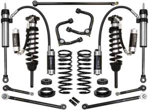 ICON Vehicle Dynamics 03-09 GX470 0-3.5" STAGE 7 SUSPENSION SYSTEM W TUBULAR UCA K53177T