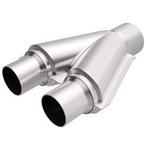 MagnaFlow Exhaust Products - MagnaFlow Smooth Trans Y- 2.5/3 X 10 Al - Image 1