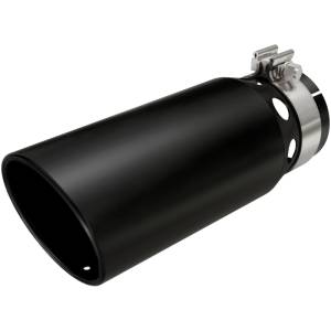 MagnaFlow Exhaust Products - Magnaflow Black Series Tip W/Clamp 5x20 4 ID BLACK - Image 3