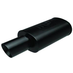 MagnaFlow Exhaust Products - MagnaFlow Muffler with Tip Mag Blk 14x5x8 2.25/4 - Image 1