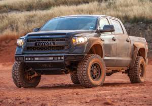 N-Fab - N-Fab M-RDS Front Bumper 14-17 Toyota Tundra - Gloss Black w/Silver Skid Plate - T141MRDS - Image 5