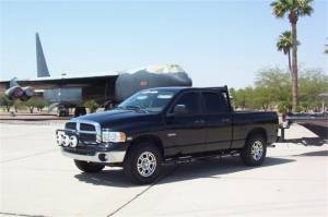 N-Fab - N-Fab Nerf Step 02-08 Dodge Ram 1500/2500/3500 Quad Cab 6.4ft Bed - Gloss Black - Bed Access - 3in - D0289QC-6 - Image 6