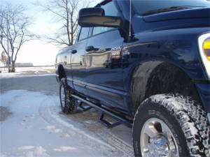 N-Fab - N-Fab Nerf Step 02-08 Dodge Ram 1500/2500/3500 Quad Cab 6.4ft Bed - Gloss Black - Bed Access - 3in - D0289QC-6 - Image 9