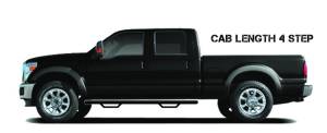 N-Fab - N-Fab Nerf Step 04-08 Ford F-150/Lobo Quad Cab - Tex. Black - Cab Length - 3in - F0473QC-TX - Image 5