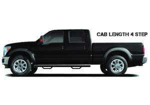 N-Fab - N-Fab Nerf Step 04-08 Ford F-150/Lobo Quad Cab - Tex. Black - Cab Length - 3in - F0473QC-TX - Image 6