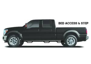 N-Fab - N-Fab Nerf Step 09-14 Ford F-150/Raptor/Lobo SuperCrew 5.5ft Bed - Gloss Black - Bed Access - 3in - F09102CC-6 - Image 8