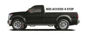 N-Fab - N-Fab Nerf Step 99-06 Chevy-GMC 1500/2500 Regular Cab 8ft Bed - Tex. Black - Bed Access - 3in - C9984RC-4-TX - Image 5