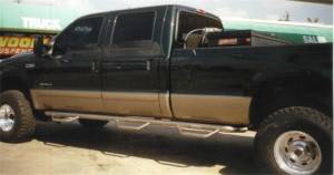 N-Fab - N-Fab Nerf Step 99-16 Ford F-250/350 Super Duty Crew Cab 8ft Bed - Gloss Black - Bed Access - 3in - F99115CC-6 - Image 6