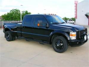 N-Fab - N-Fab Nerf Step 99-16 Ford F-250/350 Super Duty Crew Cab 8ft Bed - Gloss Black - Bed Access - 3in - F99115CC-6 - Image 7