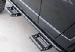 N-Fab - N-Fab RKR Rails 97-06 Jeep Wrangler TJ/BJ 2 Door All - Tex. Black - 1.75in - w/ Detachable Steps - J972RKRS2 - Image 4