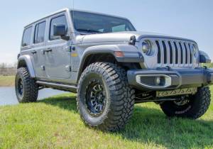 N-Fab - N-Fab RKR Rails 2019 Jeep Wrangler JT 4DR Truck Full Length - Tex. Black - 1.75in - J194TRKR - Image 2