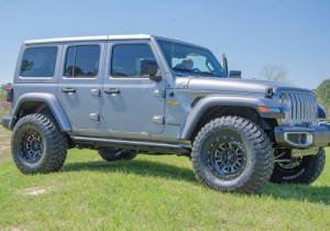 N-Fab - N-Fab RKR Rails 2019 Jeep Wrangler JT 4DR Truck Full Length - Tex. Black - 1.75in - J194TRKR - Image 6