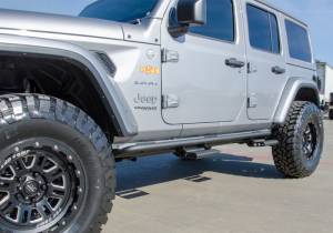 N-Fab - N-Fab RKR Step System 2019 Jeep Wrangler JT 4 Door Truck Full Length - Tex. Black - 1.75in - J194TRKRS4 - Image 20