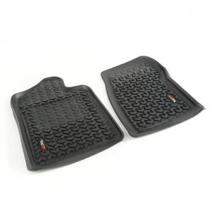 Rugged Ridge All Terrain Floor Liner, Front Pair, Black; 07-13 GM Truck RegCab 82901.21