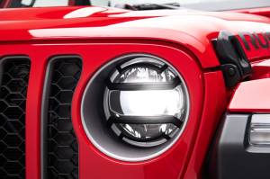 Rugged Ridge - Rugged Ridge Elite Euro Guard Kit, Headlight, Black; 18-21 Jeep Wrangler / 20-21 Gladiator 11230.21 - Image 3