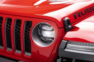 Rugged Ridge - Rugged Ridge Elite Euro Guard Kit, Headlight, Black; 18-21 Jeep Wrangler / 20-21 Gladiator 11230.21 - Image 5