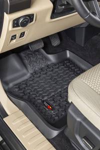 Rugged Ridge - Rugged Ridge Floor Liner, Front; Black, 2015-2021 Ford F-150/Raptor/Extended/Super Crew Cab 82902.33 - Image 5