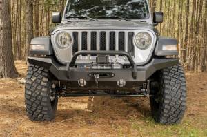 Rugged Ridge - Rugged Ridge HD Bumper, Full Width, Front; 07-18 JK, 18-21 JL, 20-21 Gladiator JT 11540.31 - Image 3