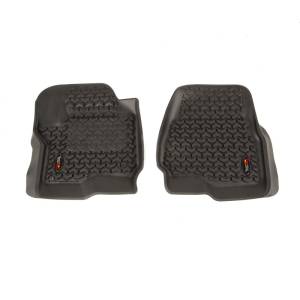 Rugged Ridge - Rugged Ridge Floor Liner, Front Pair, Black; 17-18 Ford F-250 82902.40 - Image 1