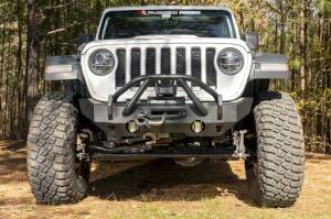 Rugged Ridge - Rugged Ridge HD Bumper, Stubby, Front; 07-18 JK, 18-21 JL, 20-21 Gladiator JT 11540.32 - Image 2