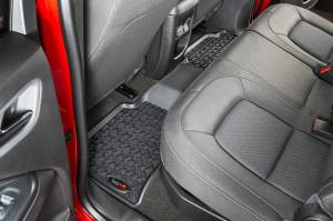 Rugged Ridge - Rugged Ridge Floor Liner, Rear; Black, 2015-2020 Chevrolet / GMC Colorado / Canyon Crew Cab 82951.15 - Image 4